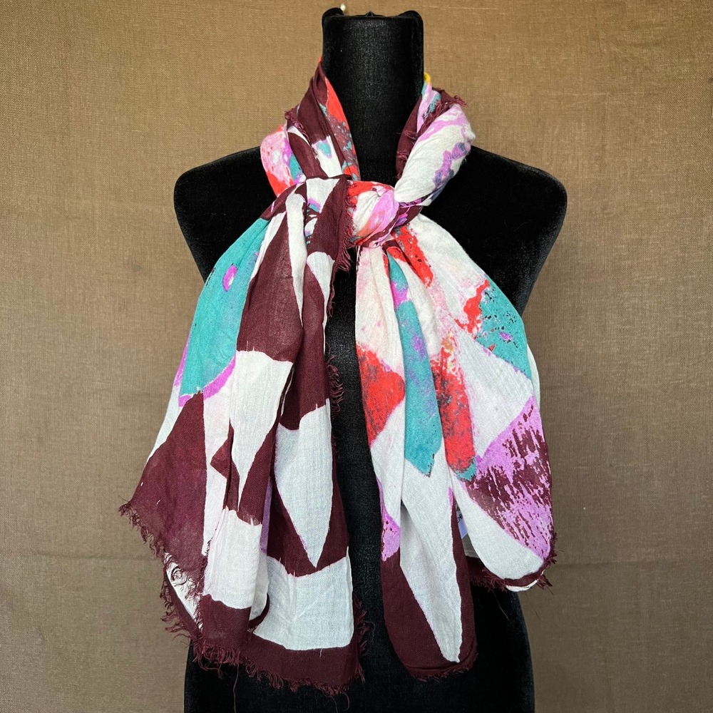 Multiway Wrap Multicolor Sarong Pareo Scarf Coverup Wrap Skirt Festival Beach